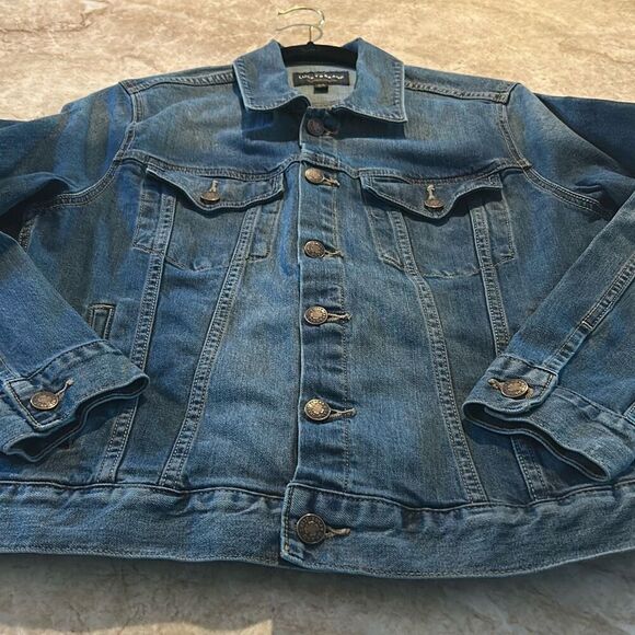 LUCKY BRAND Denim Jean Jacket Size L - Picture 2 of 9